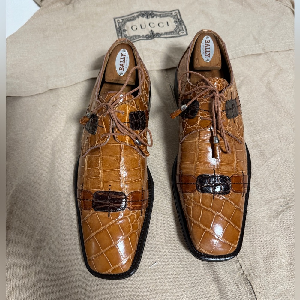 DAVID EDEN Vintage alligator